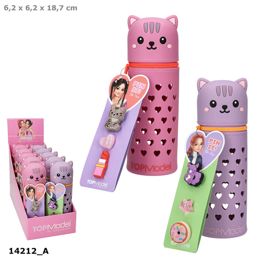 TOPModel PIN IT Silikon-Federmäppchen, 1 von 2 Designs zufällig
