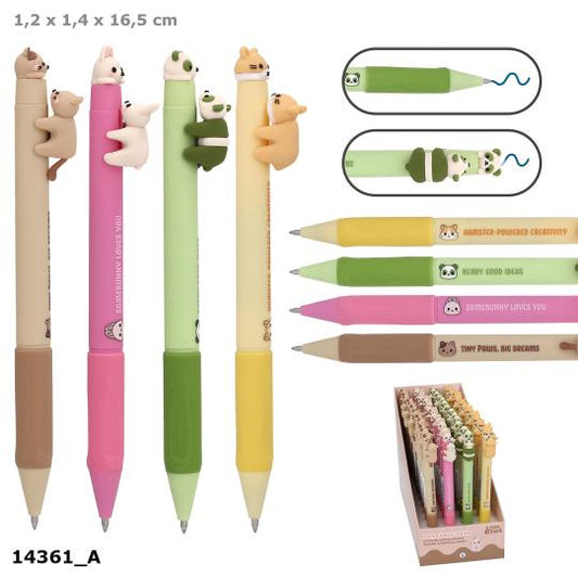 Lolli Riot Gelstift blau, radierbar – 1 Stück, zufälliges Design