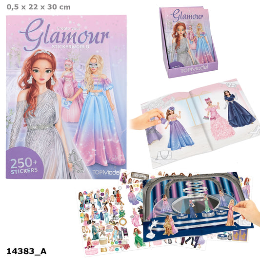 TOPModel Glamour Stickerworld – Stickerbuch 250+ Sticker