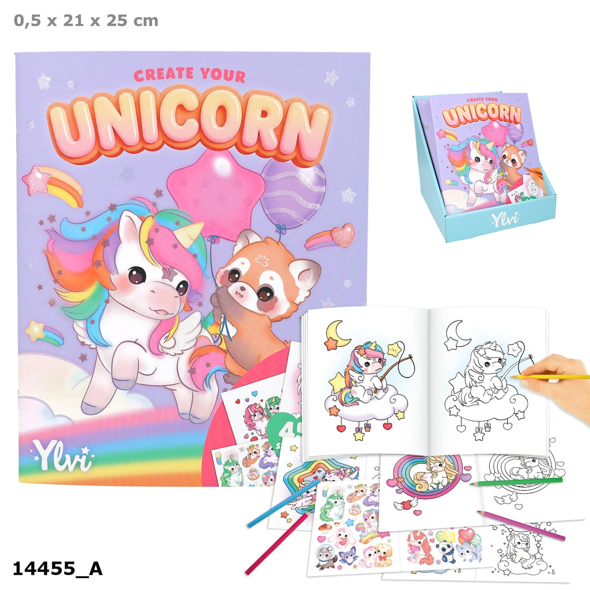 Ylvi Create your Unicorn Malbuch – DEPESCHE
