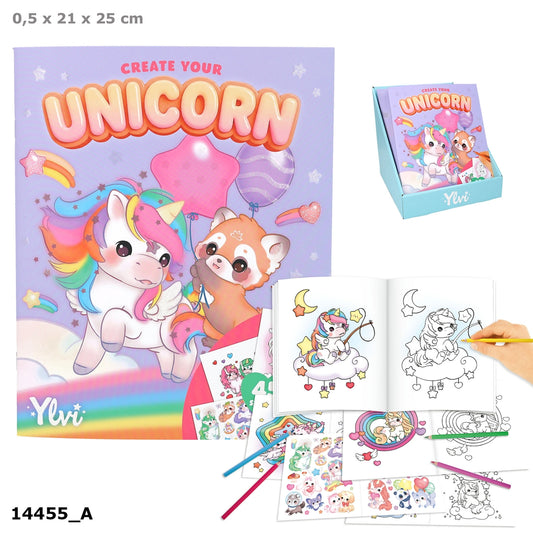Ylvi Create your Unicorn Malbuch – DEPESCHE