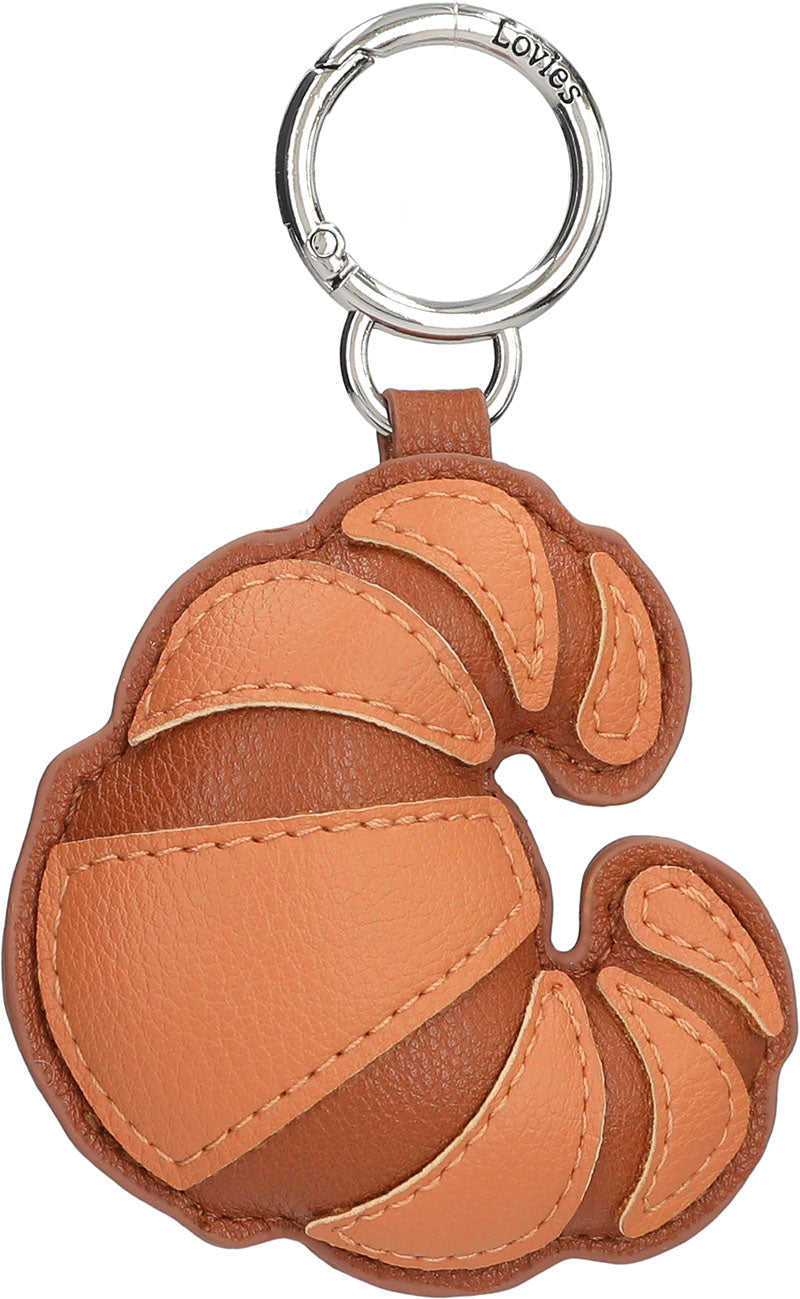 Taschenanhänger Croissant - süßer Charm für Tasche & Rucksack