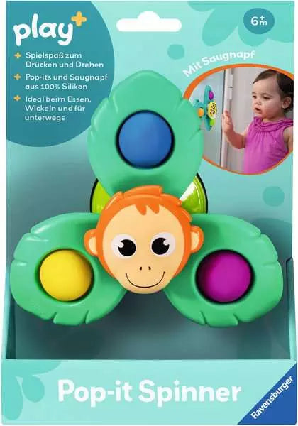 Pop-it Spinner Affe - Stressabbau & Spielspaß in einem!