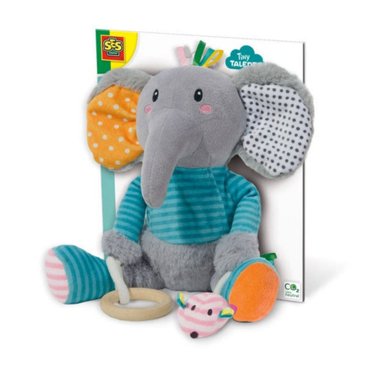 SES Tiny Talents - Olfi Sensory Elefant - Spielzeug für Babys ab 6 Monaten