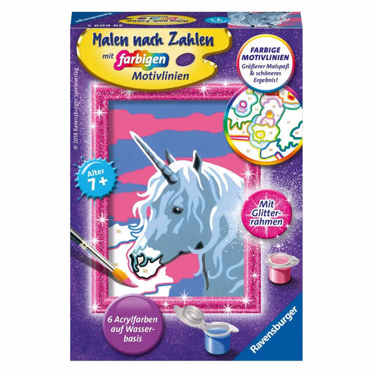Ravensburger Malen nach Zahlen Einhorn 85x120mm