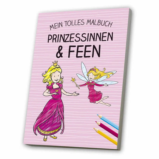 Malbuch Feen & Prinzessinnen - Kreatives Ausmalbuch für Kinder