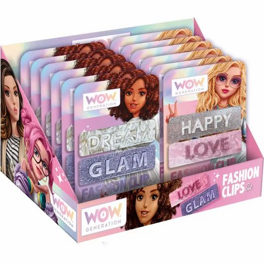 WOW GENERATION Haarklammer Fashion 2 Stück sortiert