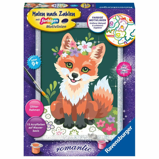 Ravensburger Malen nach Zahlen Blumiger Fuchs Serie D