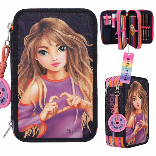 DEPESCHE TOPModel Federtasche mit NIGHT LIGHT - Leuchtende Magie für den Schulalltag