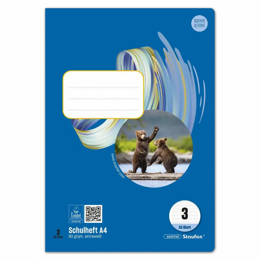 Staufen Schulheft Style Lineatur 3 liniert DIN A4 - 16 Blatt