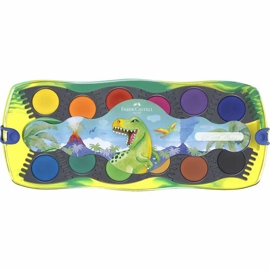 Pelikan Space+ Deckfarbkasten 12 Farben - Malkasten grün