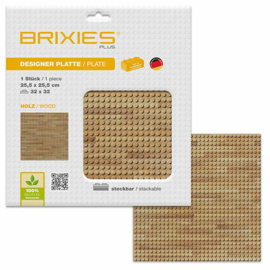 BRIXIES Bodenplatte Holz 32x32cm