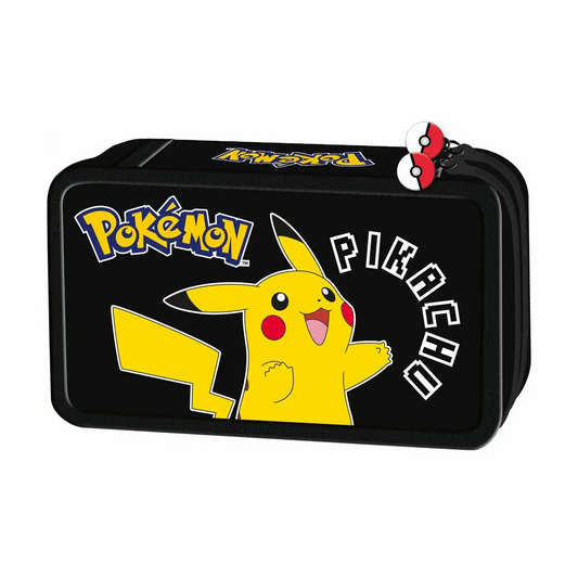 Pokémon Federmappe 27-teilig - Doppel-Reißverschluss