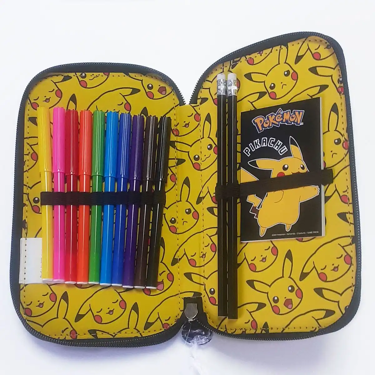 Pokémon Federmappe 27-teilig - Doppel-Reißverschluss