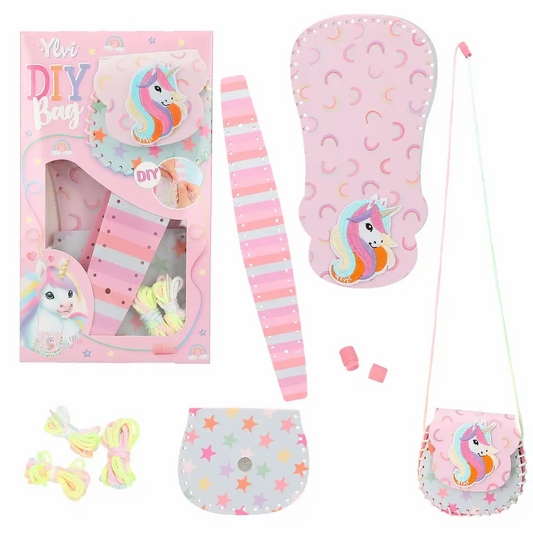 DEPESCHE Ylvi DIY Einhorn-Täschchen Bastelset für Kinder