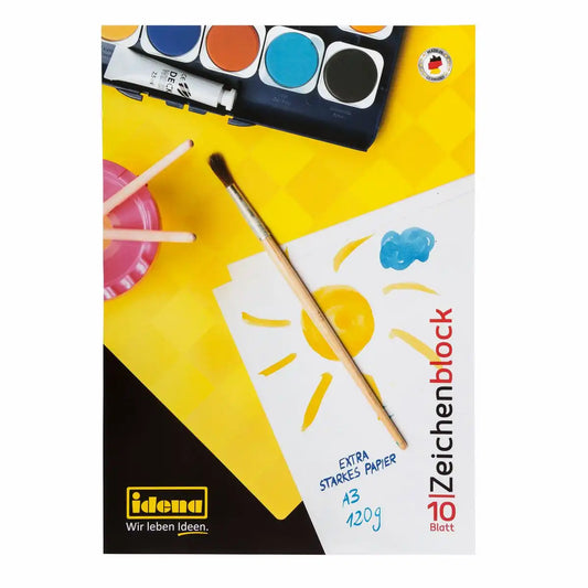 Idena Zeichenblock DIN A3 - 10 Blatt 120g/m² Qualitätspapier