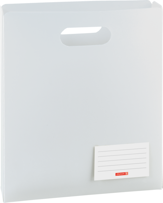Premium Heftbox A4 Arctic - Transluzente Dokumentenmappe mit Griffloch