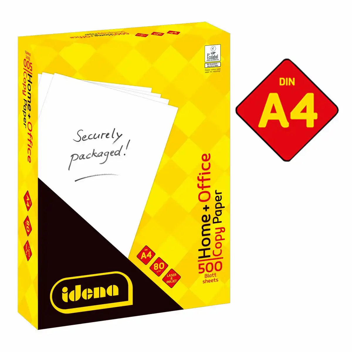 Idena Kopierpapier Home + Office 80g/m² weiß DIN A4 - 500 Blatt