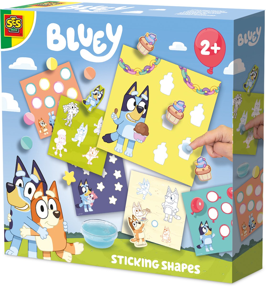 Bluey Klebebilder - Kreatives Stickerspaß für Kinder