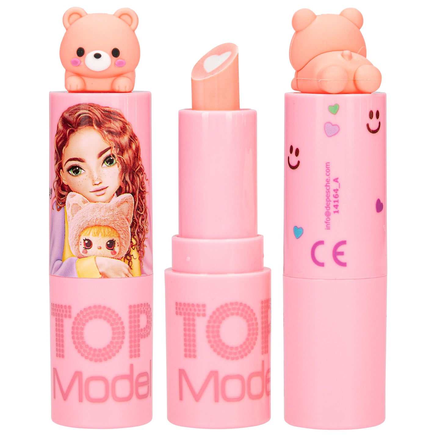TOPModel Lippenstift Radierer mit Topper – 1 von 2 (zufällig)