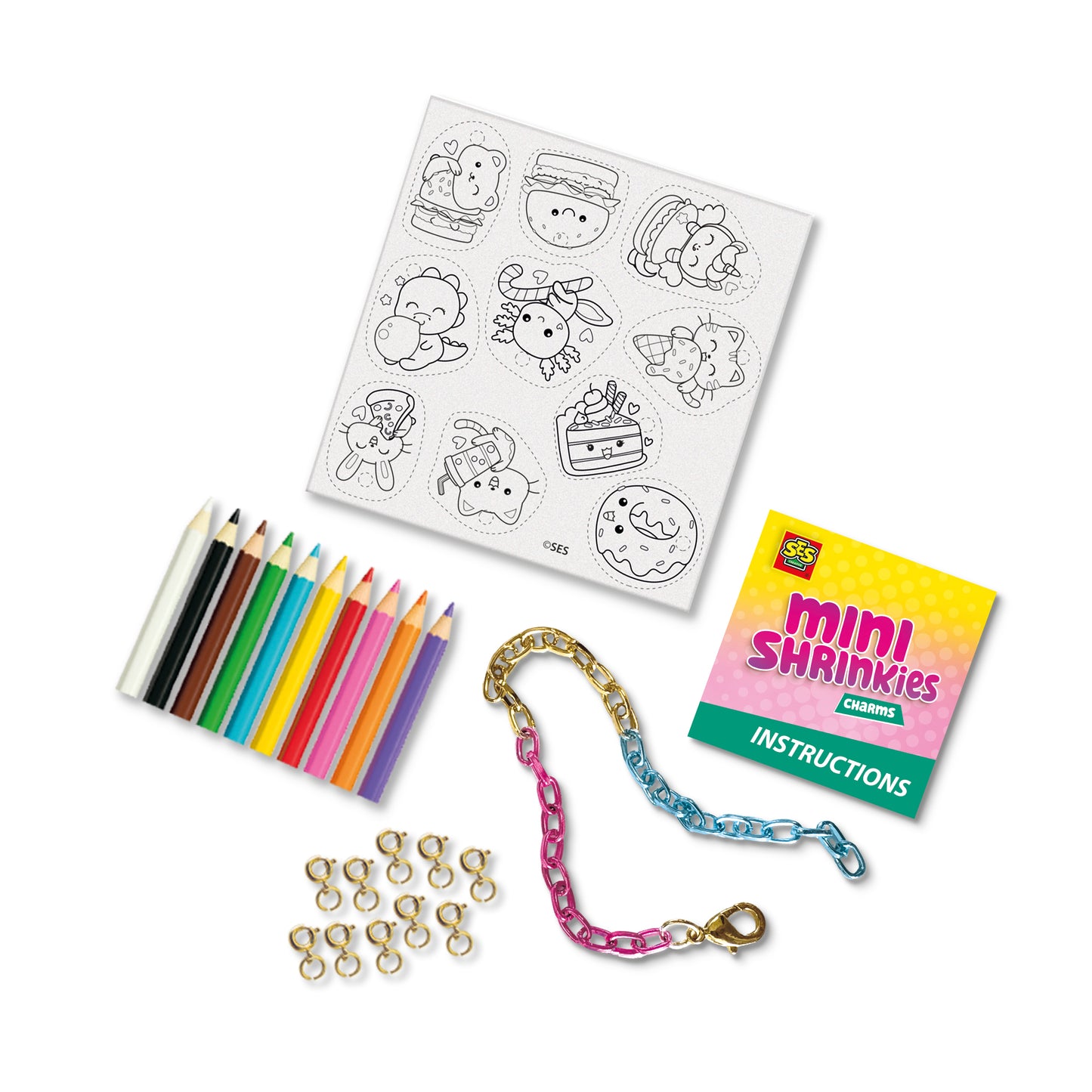 SES Creative Mini Shrinkies – Charms Fast Foodies (14173)