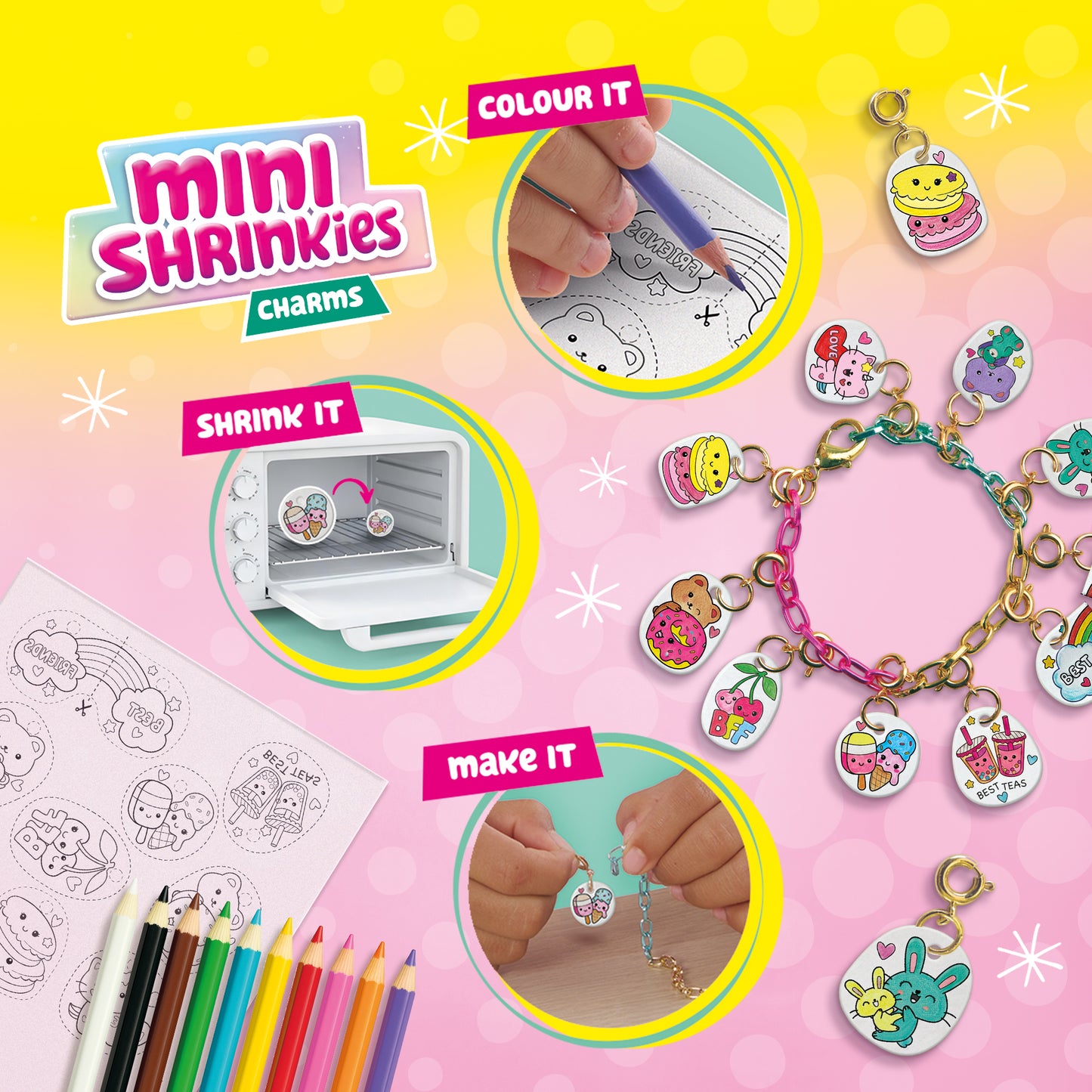 SES Creative Mini Shrinkies – Charms Best Friends (14174)