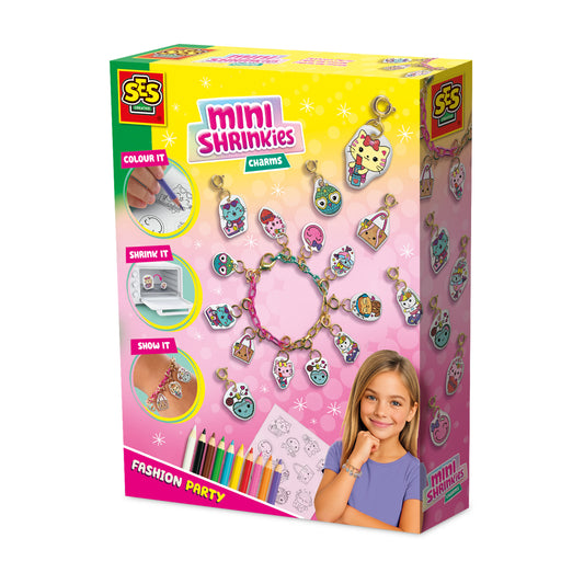 SES Creative Mini Shrinkies – Charms Fashion Party (14175)