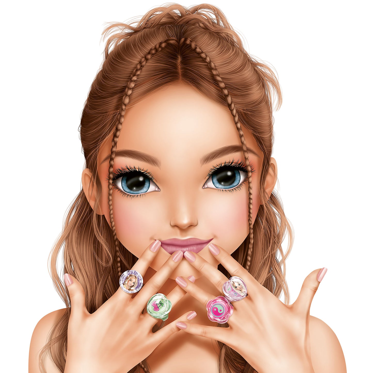 TOPModel Lipgloss Ring GLOW TO GO – 1 von 4 Designs (zufällig)