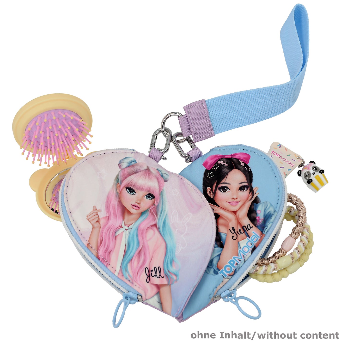 TOPModel Handgelenktasche Herz MODERN GIRLY – 2-in-1