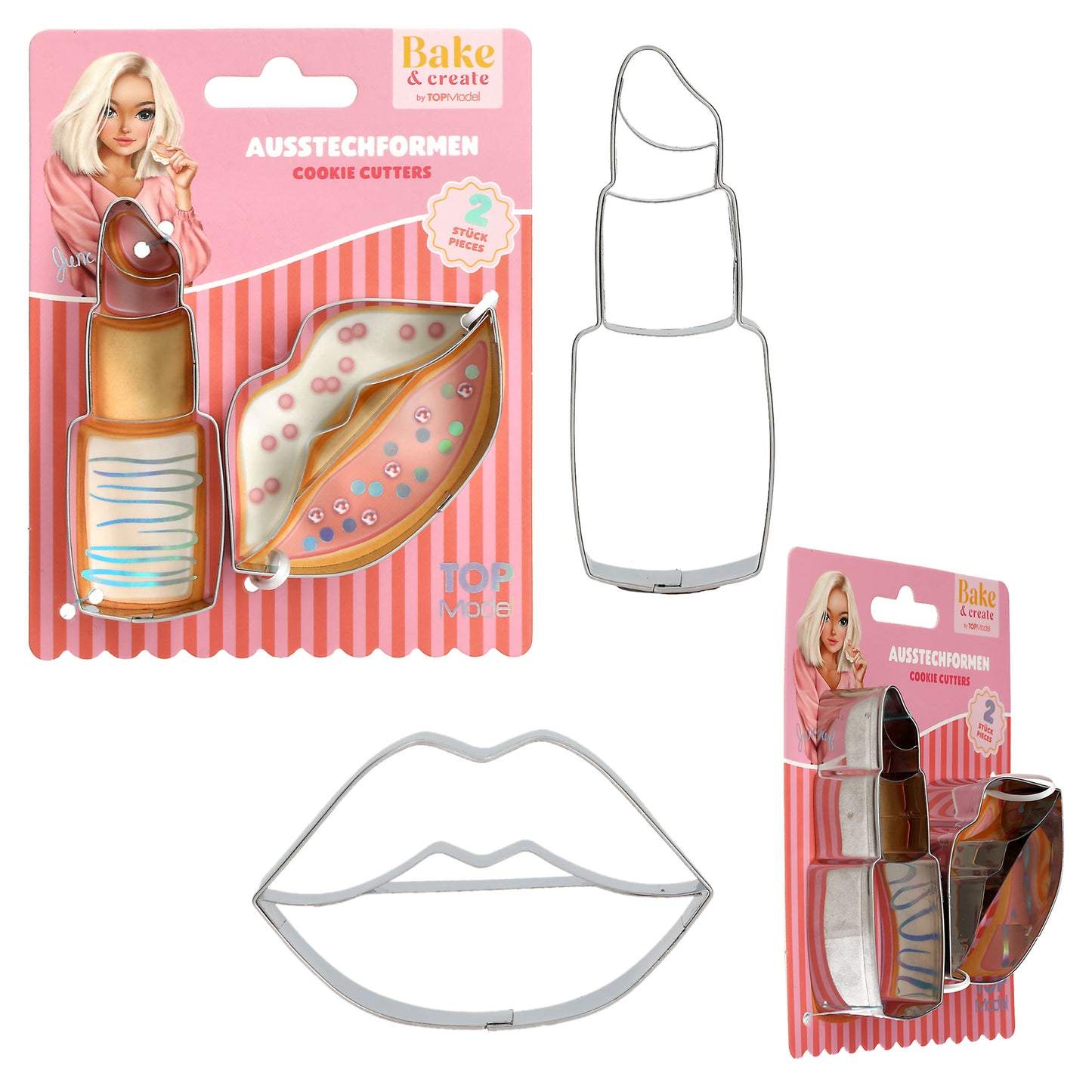 TOPModel BAKE and CREATE Ausstecher Lippenstift & Lippe