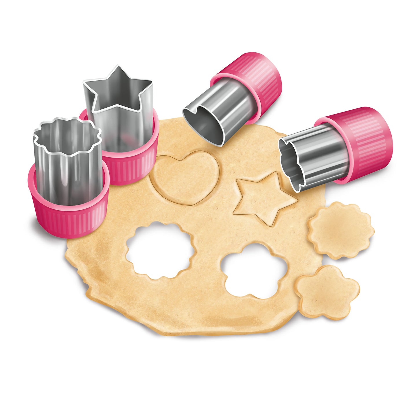 TOPModel Mini-Ausstecher BAKE and CREATE – 4-teilig