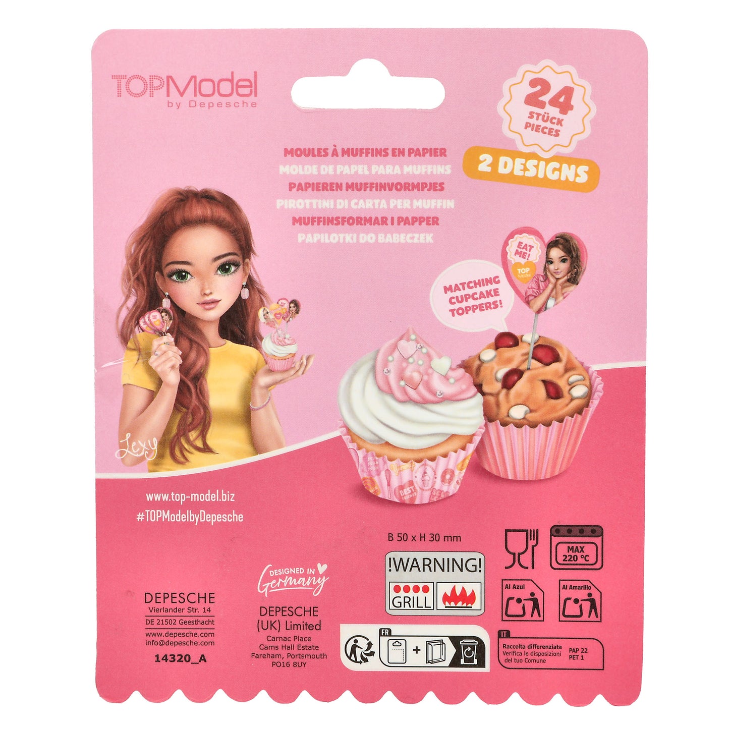 TOPModel Papier-Muffinörmchen BAKE and CREATE