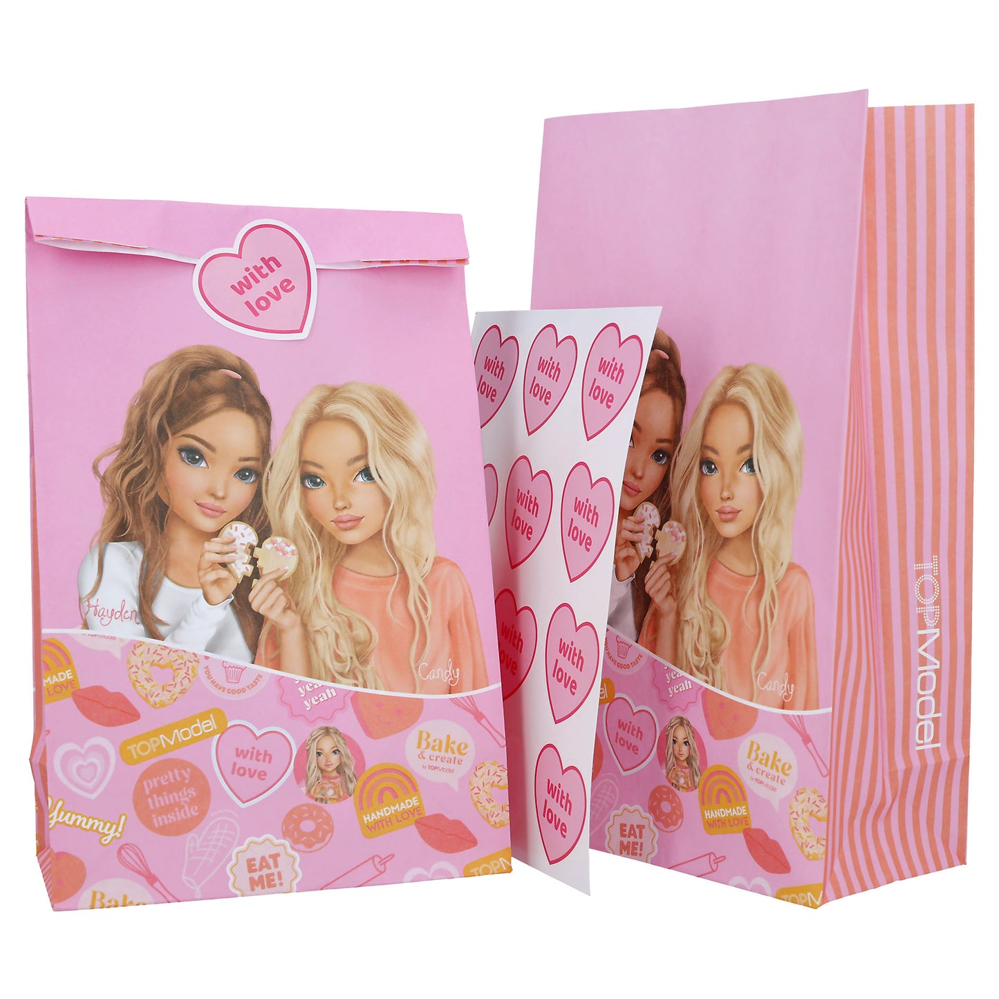 TOPModel Papiertüten Bake & Create – 12 Stück, Design zufällig