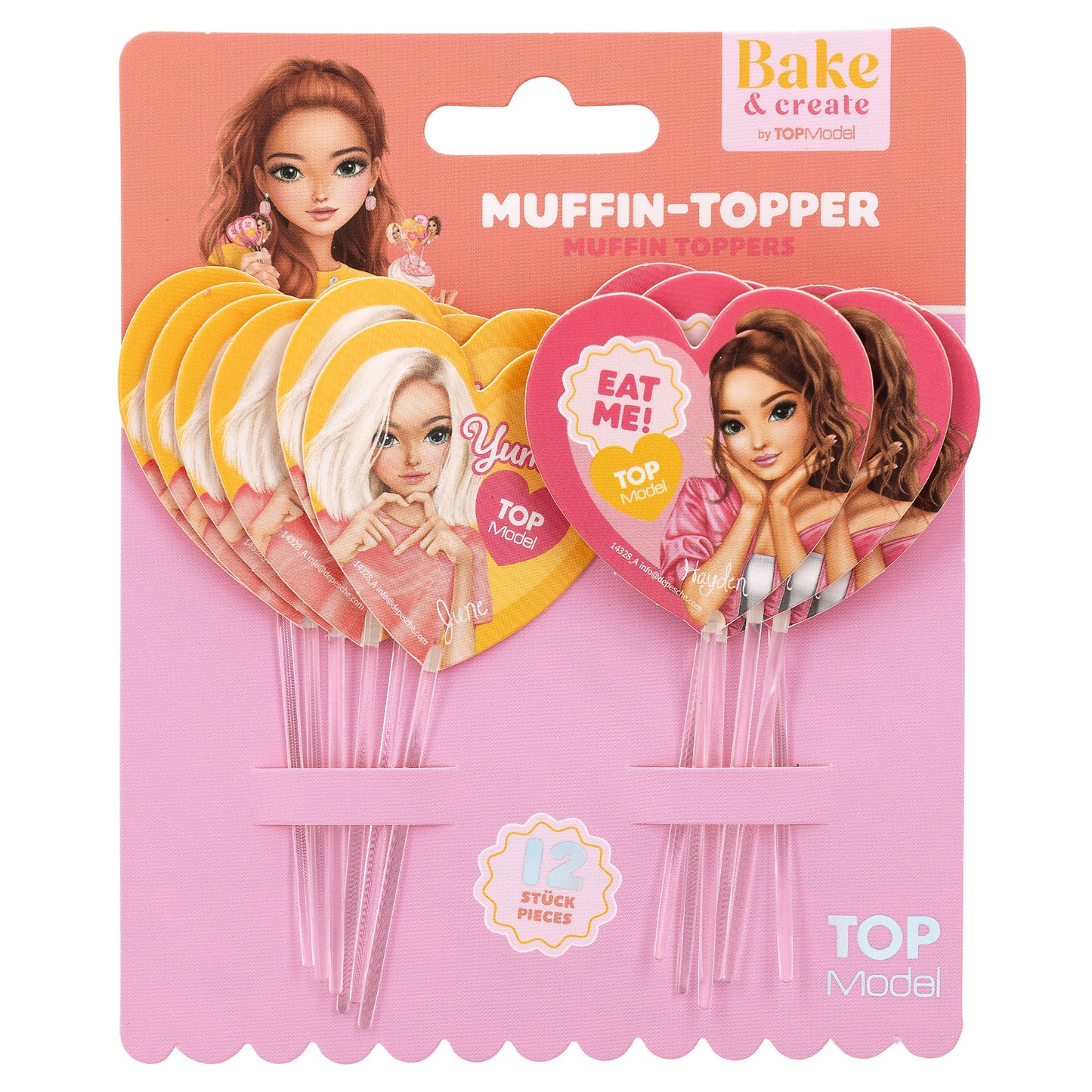 TOPModel Muffin Topper 12 St. – 1 von 2 Designs zuf. ausgewählt