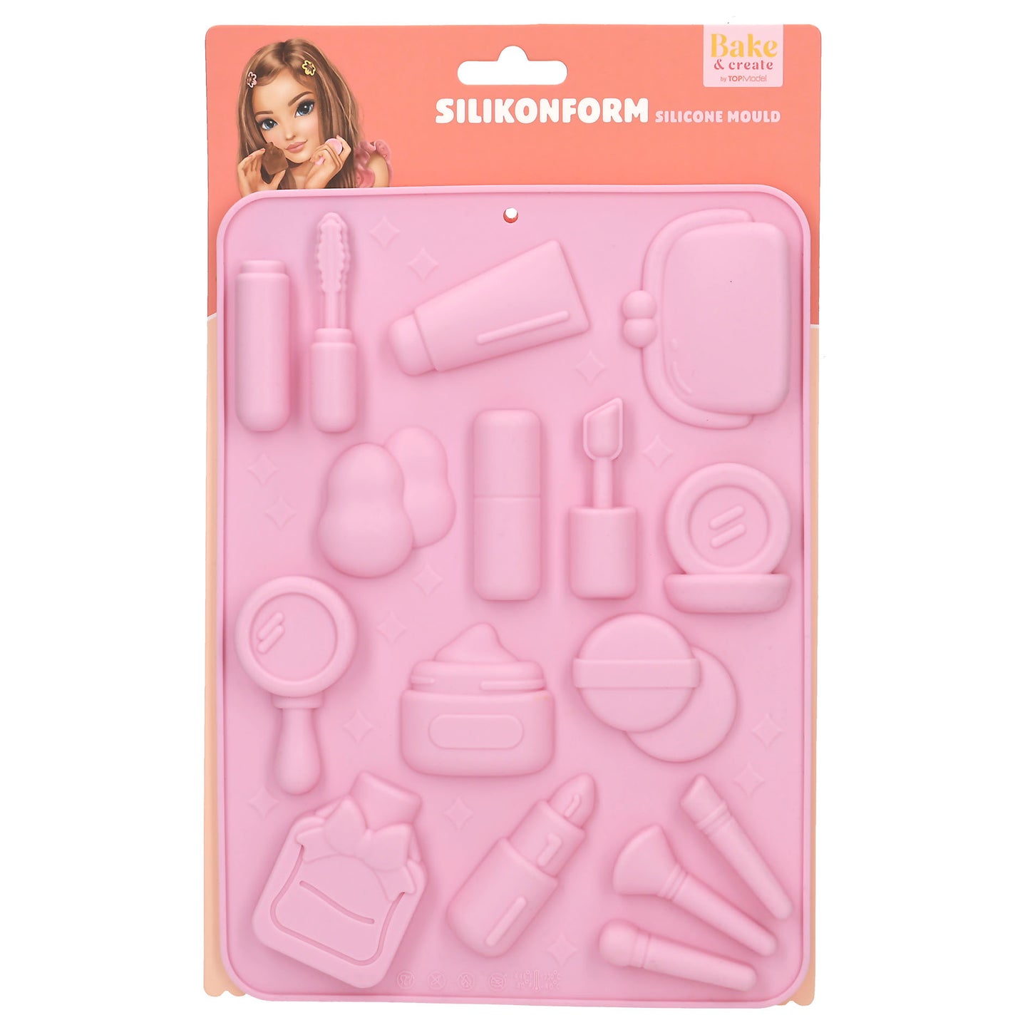 TOPModel Silikonform – Beauty-Motive für Schokolade & Backen