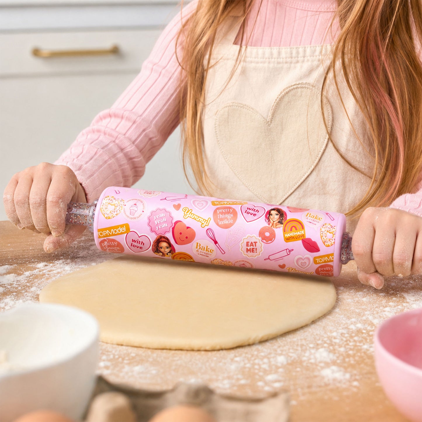 TOPModel Teigrolle Bake & Create – Silikon Rolling Pin