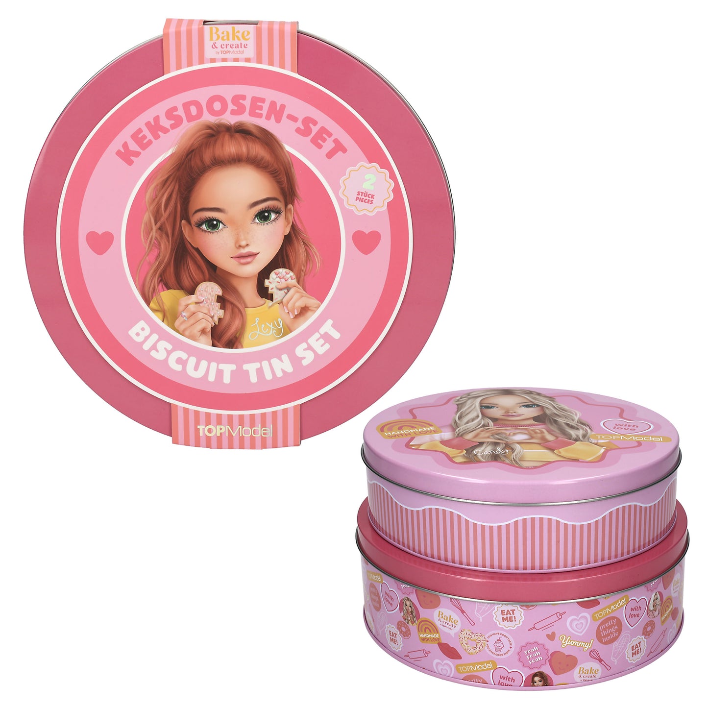 TOPModel Keksdosen-Set BAKE and CREATE – 2-teilig