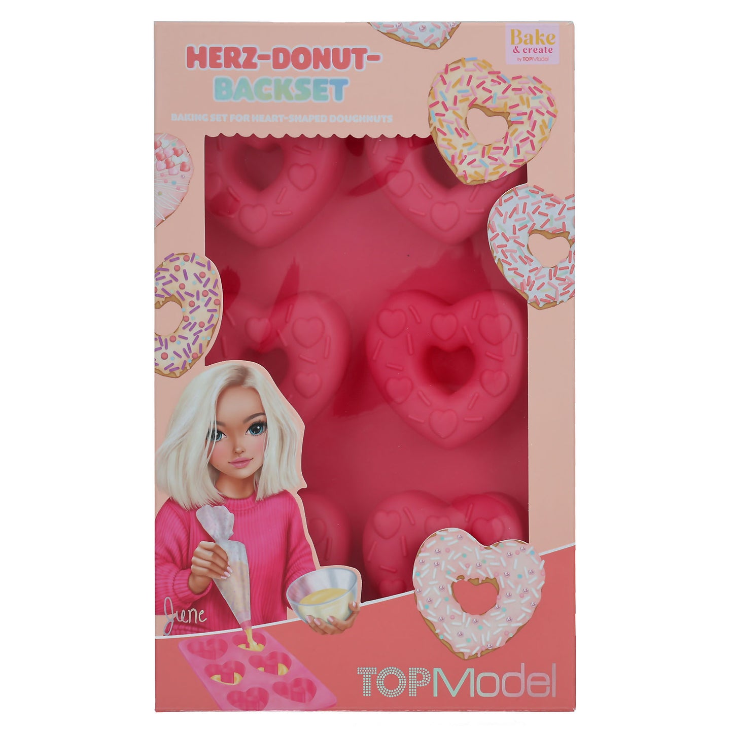 TOPModel Backset Herzdonuts BAKE and CREATE