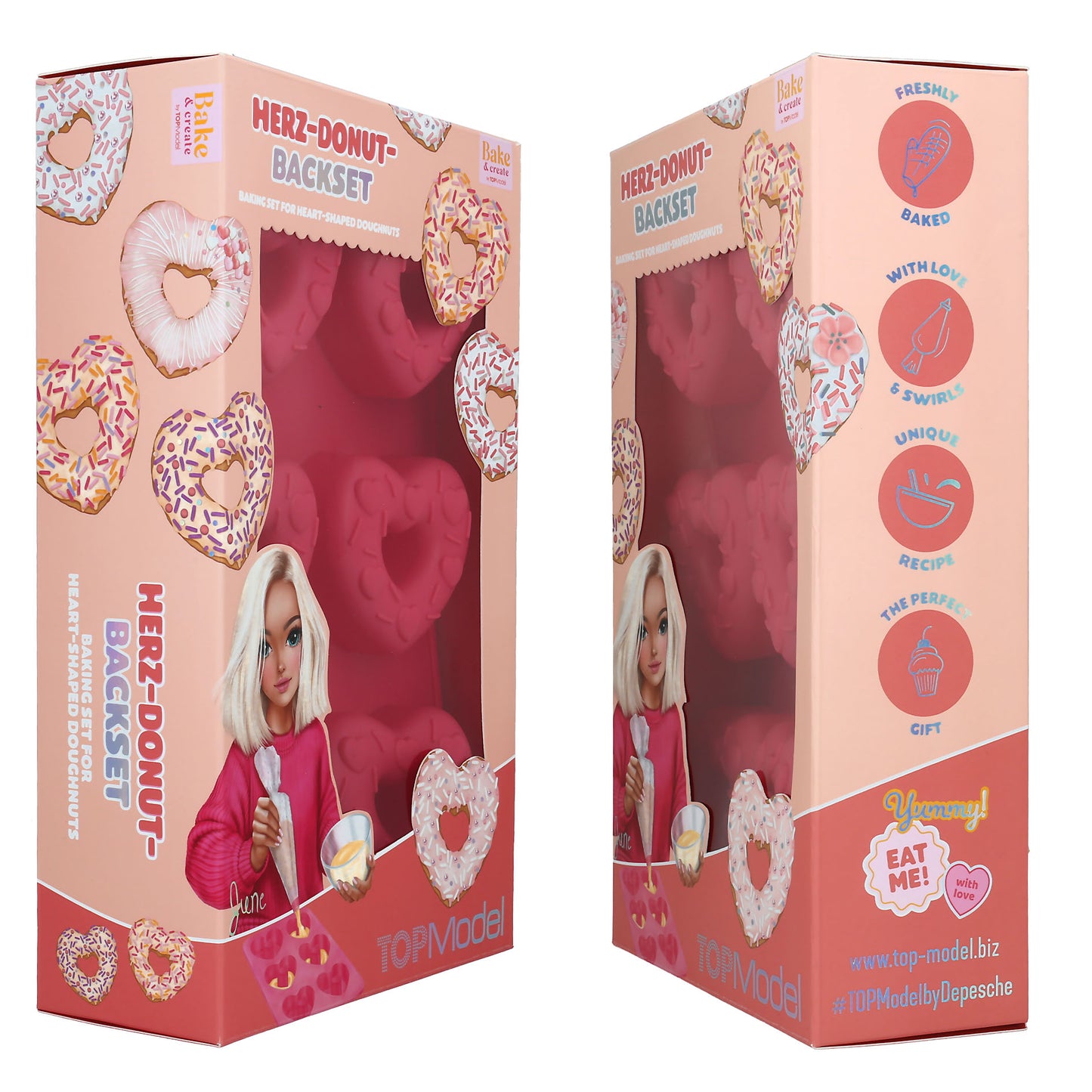 TOPModel Backset Herzdonuts BAKE and CREATE