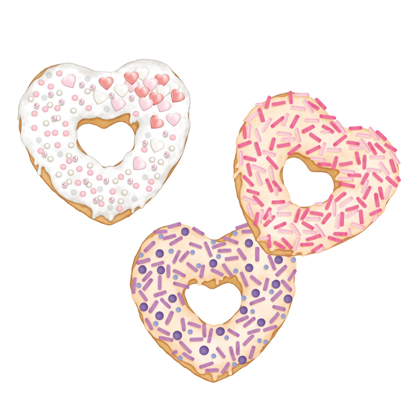 TOPModel Backset Herzdonuts BAKE and CREATE