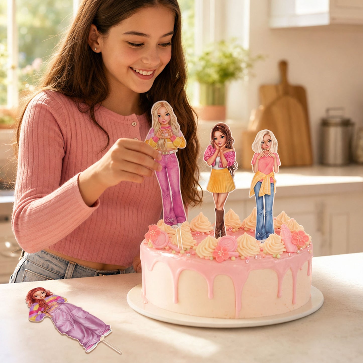 TOPModel Kuchen-Topper BAKE and CREATE – 4 Stück