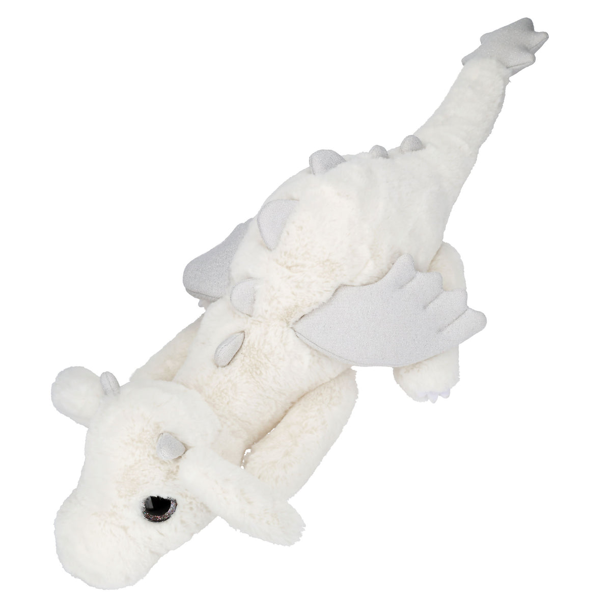 SNUKIS Plüschdrache, weiß, 65 cm