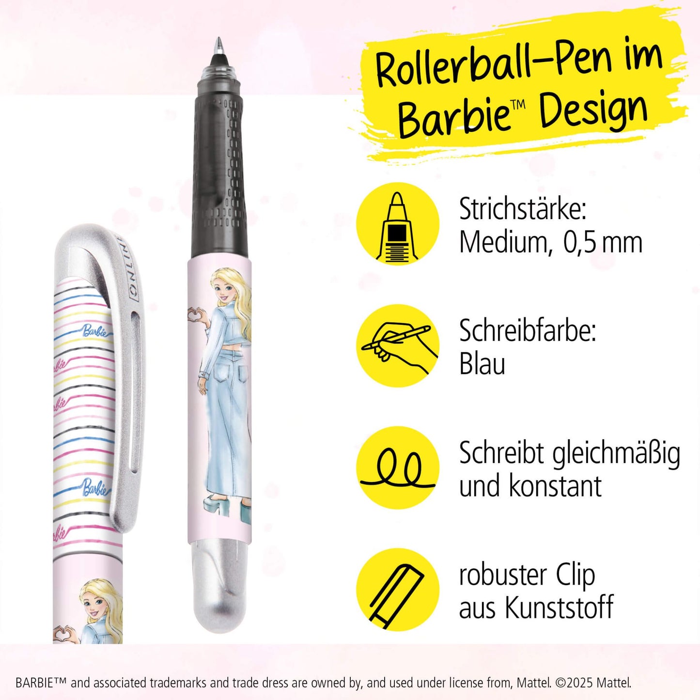 ONLINE College Rollerball Pen Barbie Design