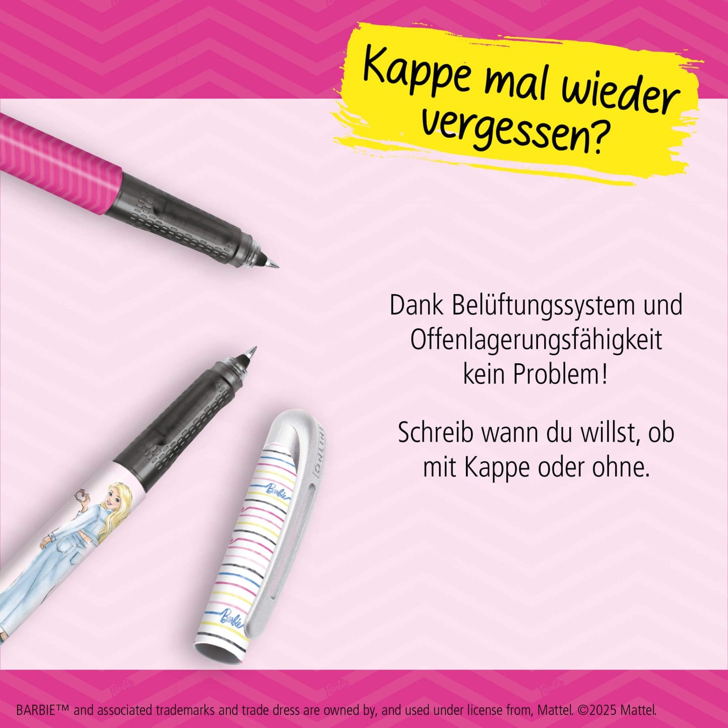 ONLINE College Rollerball Pen Barbie Design