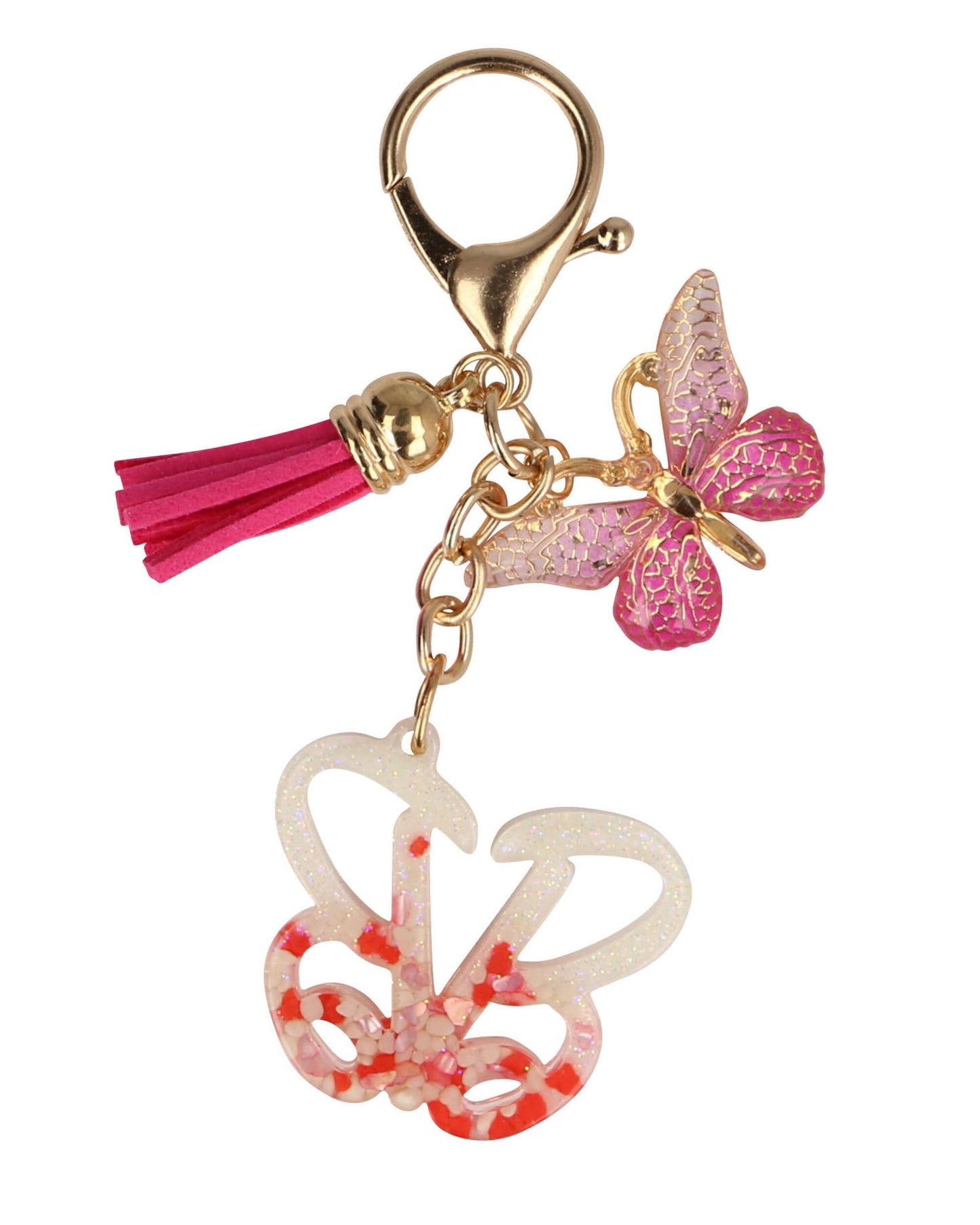 Schlüsselanhänger "B" Barbie