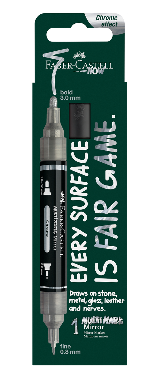 Faber-Castell Multimark Mirror Marker MM BK – Chrome