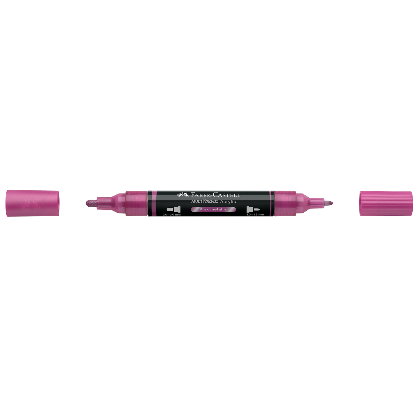 Faber-Castell Multimark Acrylic Dual Tip pink metallic