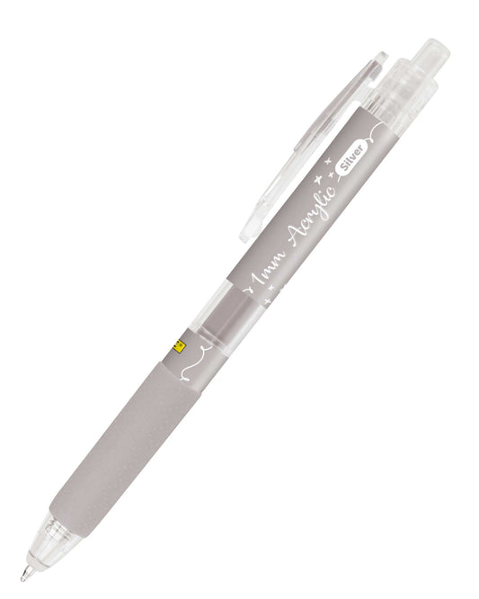 ONLINE Calli.Brush Acrylic Liner Silber 1mm Spitze 12 Farben