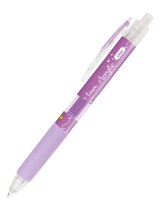 ONLINE Calli.Brush Acrylic Liner Lila 1mm Spitze 12 Farben