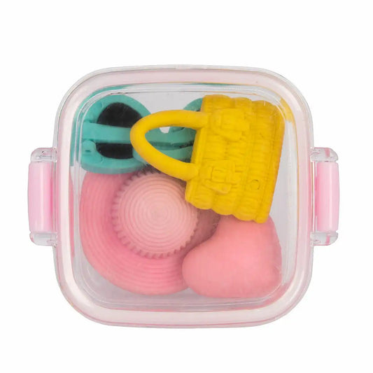 Idena Radierer Fashion Accessoires Set - 4 Stück